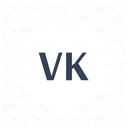 V K International Arts College logo