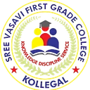 Vasavi First Grade College, Kollegal logo